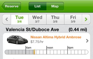 ZipCar screenshot 1