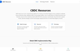 An overview of the website. 