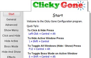 Clicky Gone screenshot 1
