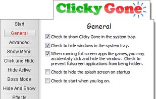 Clicky Gone screenshot 1