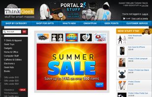 ThinkGeek screenshot 1