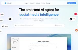 CCNeed is an AI agent for social media intelligence. Discover what people think about products and brands across global and Chinese social platforms to inform product and marketing decisions.
