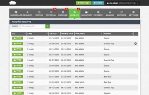 Procurify screenshot 2