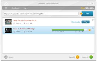 Freemake Video Downloader screenshot 1