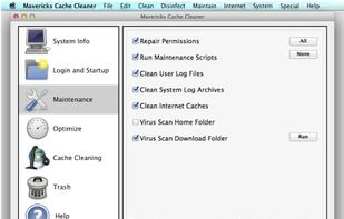 Mavericks Cache Cleaner screenshot 3