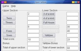 Open Yahtzee screenshot 1