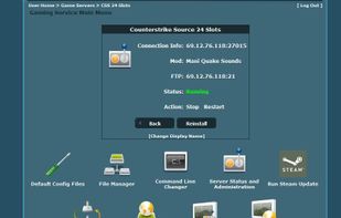 TCAdmin screenshot 1