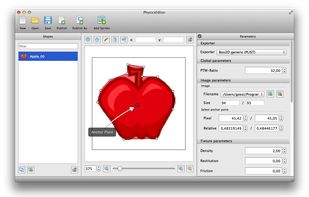 PhysicsEditor screenshot 2