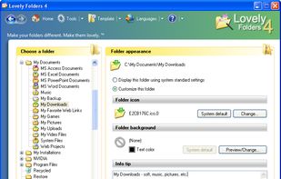 Lovely Folders screenshot 1