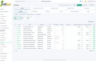 Inventory management with products, stock levels, locations, purchasing, barcode/RFID workflows, lots, expiry dates, and FEFO support.