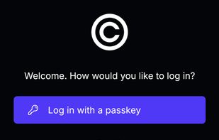 Login screen example