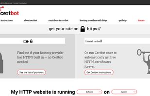Certbot screenshot 1