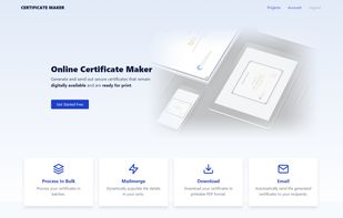 Certificate Maker screenshot 1