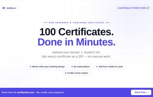 Upload Your Certificate Design — PNG or JPG, any design you already have