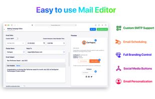 Mass emailing made easy using Certopus email editor