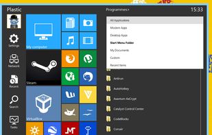 Start menu expanded 2