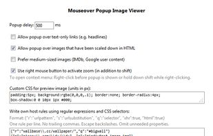 Mouseover Popup Image Viewer screenshot 1