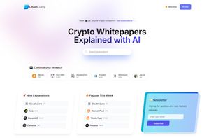 Chainclarity Homepage
