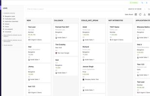 Deals (Kanban Pipeline View)