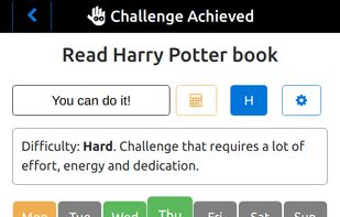 Challenge Achieved screenshot 3