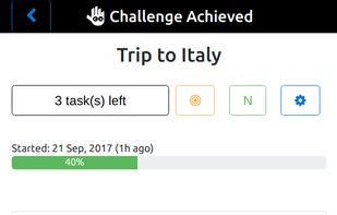 Challenge Achieved screenshot 1