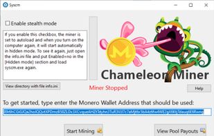 A Silent (Hidden) Monero (XMR) Miner