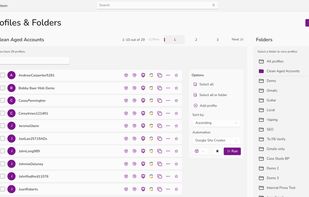 Main Profile Dashboard