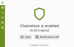 Chameleon WebExtension screenshot 1