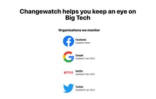 Changewatch screenshot 1