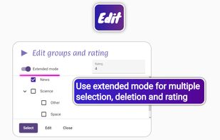 Channel Groups and Rating screenshot 2