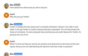 A chat with Elon Musk