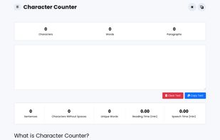 Character Counters screenshot 2