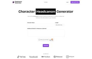 Character Headcanon Generator screenshot 1