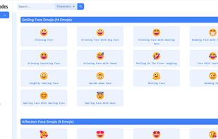 CharacterCodes.net screenshot 2