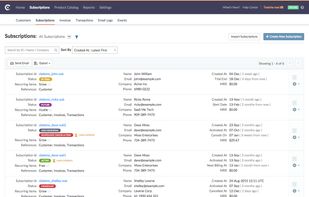 Chargebee screenshot 2