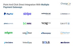 Integrate 20+ Payment Gateways within Salesforce with the help of ChargeOn. Also, you can integrate your preferred payment gateway directly with Salesforce. We'll integrate it for you.