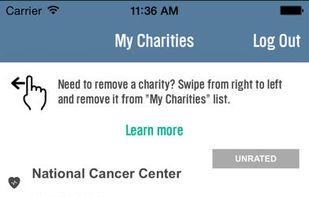 Charity Navigator screenshot 2