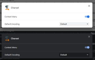 Charset screenshot 1