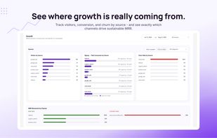 Find which marketing channels drives your growth