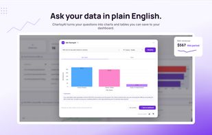 Ask your subscription data anything and save the results as charts and graphs