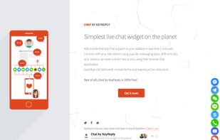 Screenshot of home page