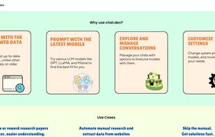 Chat.dev screenshot 1