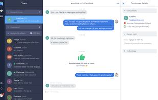 Chat.io gives customers the opportunity to contact you directly from your website and address any questions they may have instantly.
