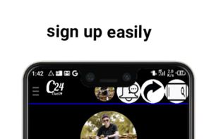 Sign up easily