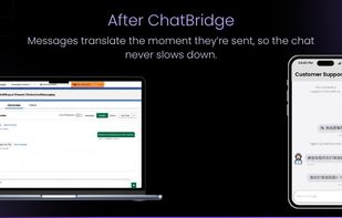 After ChatBridge, all the translation is done before message is received and delivered.
