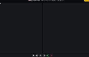 web page login side panel closed