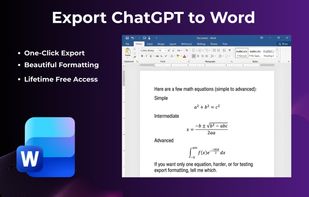 Chatgpt to word