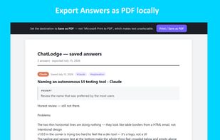 Export as PDF