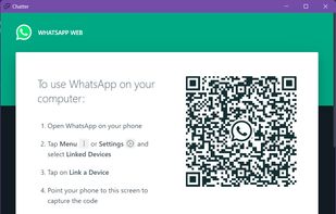 WhatsApp login open in Chatter