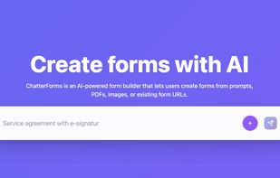AI Powered Form Creation